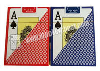Tarjetas marcadas Holdem del póker de Tejas hechas por índice enorme plástico