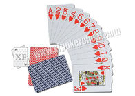 Tarjetas marcadas Holdem del póker de Tejas hechas por índice enorme plástico