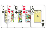 El póker marcado del club de Copag del tamaño del puente carda naipes de engaño del casino