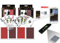 Trucos de cartas marcados de la cubierta del código de barras de la hoja del PVC 54 para el juego de Andar Bahar