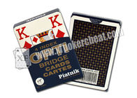 Piatnik 4 tarjetas marcadas del póker de los naipes invisibles plásticos del índice OPTI para jugar