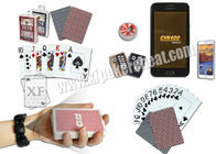 Tarjetas marcadas del póker del casino de la clase del lux para el analizador Las Vegas del póker