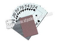 Tarjetas marcadas del póker del casino de la clase del lux para el analizador Las Vegas del póker