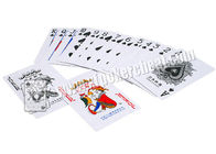 3A NO.9912 empapelan las tarjetas marcadas con códigos de barras invisibles laterales, tarjeta del póker del tramposo del póker
