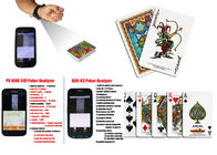 El póker profesional plástico del ángel carda las tarjetas marcadas código de barras del póker para Analyer