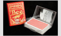 Naipes de engaño invisibles marcados de papel americanos del espía de los naipes de la abeja NO.92