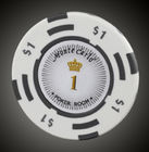 20PCS/el bacará Tejas de la moneda de la arcilla de las fichas de póker 14g de la porción los sostienen sistema del póker