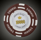 20PCS/el bacará Tejas de la moneda de la arcilla de las fichas de póker 14g de la porción los sostienen sistema del póker