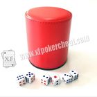 Taza de dados plástica mágica normal de los juegos de póker del tamaño con teledirigido