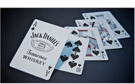 Naipes marcados del código de barras de Jack Daniel invisible de papel para el lector y los escáneres del póker