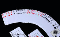 Los naipes invisibles plásticos de RUITEN/el color rojo marcaron tarjetas del póker