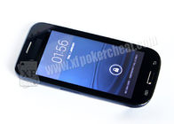 Analizador negro inglés de la tarjeta del póker de la galaxia de Samsung con el lazo/el auricular de Bluetooth