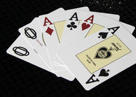 El plástico de España Fournier 2818 marcó jugar las tarjetas del póker para el rojo/el azul de Analayzer