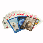 Tarjetas marcadas del póker de la prima del perro del papel mágico del modelo para el analizador del póker