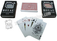 Tarjeta plástica del póker del hueso real de Taiwán para jugar y la magia con índice de 2 asiduos