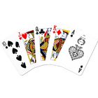 Aporree los naipes de tamaño del puente de los apoyos/la tarjeta plásticos de juego del tramposo del póker
