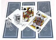 Tarjetas marcadas del póker del plástico real mágico durable con índice de dos asiduos