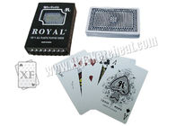 Tarjetas marcadas del póker del plástico regular del índice, naipes de tamaño estándar reales de Taiwán