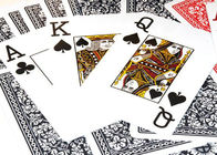 Tarjetas marcadas profesionales del póker, naipes plásticos reales de los juegos del casino