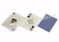 El papel de encargo Modiano DX 2J de Italia marcó tarjetas del póker con la instrucción video