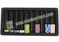 Cámara de la bandeja del microprocesador de la tabla del póker, calculador marcado del póker de los naipes