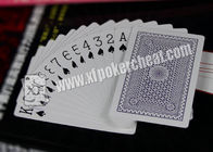 Naipes plásticos de plata de juego del puente de los apoyos del casino de encargo, ISO9001