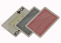 Español Fournier 2826 cubiertas de juego plásticas del rojo azul 2 de los naipes de los apoyos