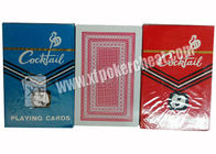 La India lado de papel que jugaba negro/rojo de Cocrtaie marcó las tarjetas mágicas para el analizador del póker