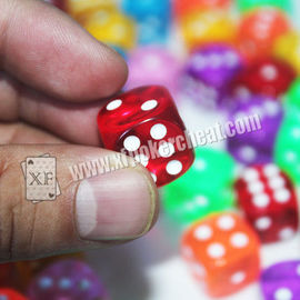Dados mágicos del casino plástico transparente para el dispositivo de los dados del control de Reomote