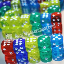 Dados mágicos del casino plástico transparente para el dispositivo de los dados del control de Reomote