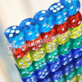 Dados mágicos del casino plástico transparente para el dispositivo de los dados del control de Reomote