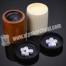 ISO9001 Taza de dados de perspectiva / Accesorios de juego Casino de dados mágicos con batería de 4h