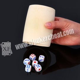 ISO9001 Taza de dados de perspectiva / Accesorios de juego Casino de dados mágicos con batería de 4h