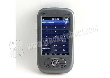 Analizador plástico inglés de Tejas Holdem/francés gris del póker con el auricular