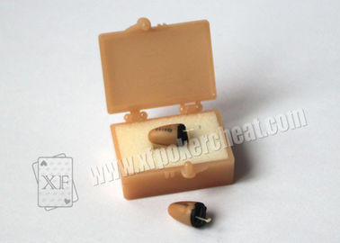 Auricular micro inalámbrico de engaño del espía del equipo MICSPY del póker para el receptor de la información