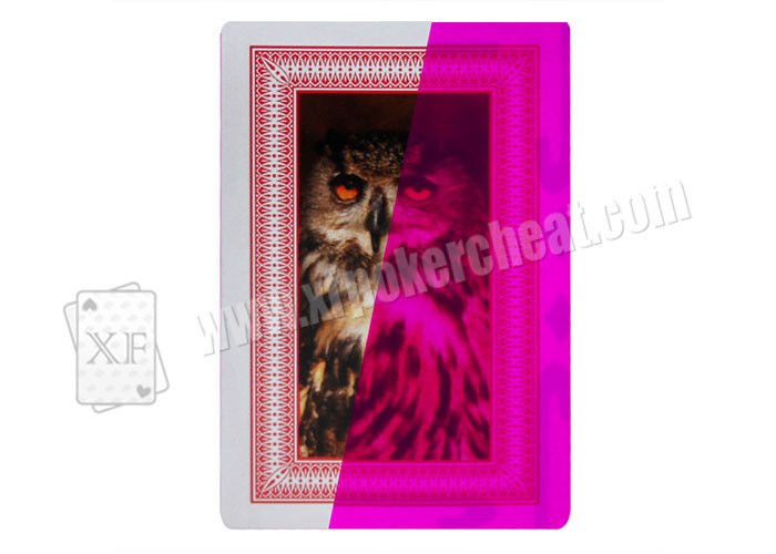 Tarjetas marcadas que juegan invisibles de papel superiores del amo del club del tramposo del juego para el tramposo del póker de las lentes de contacto